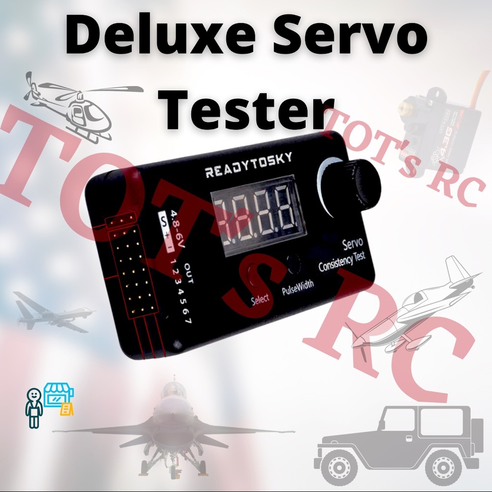 Deluxe Servo Tester w/7 ports
